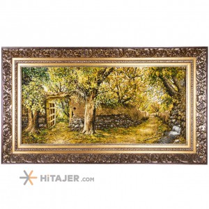 تابلو فرش دستباف طرح کوچه باغ  کد 792085