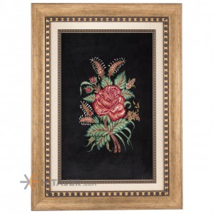 تابلو فرش دستباف طرح گل رز  کد  901685