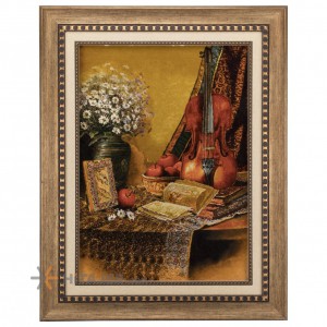 تابلو فرش دستباف سفره ایرانی کد 901649