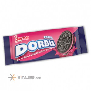 Dorna cocoa dorbis with strawberry cream 70 g