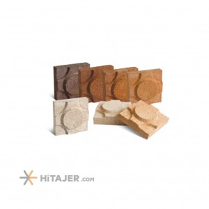 طوب دائري ابیض کهن سرام