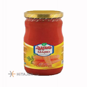 Majid 850g Carrot jam with metal lid