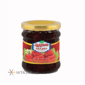 Majid 300g strawberry jam with a metal lid