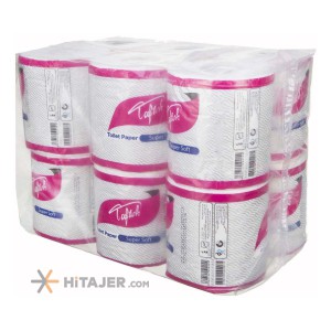 Tafteh 12 pcs single roll toilet paper