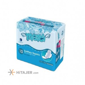 Merci Air laid Sanitary Napkin Over Night