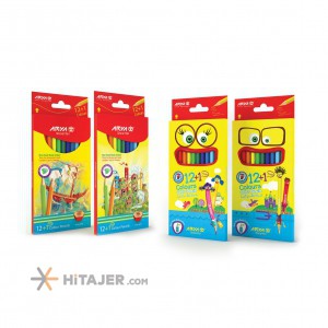 Arya 12 and (1 Free) Color pencil in cardboard