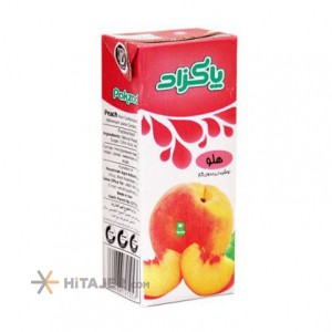 نوشیدنی هلو تتراپک پاکزاد 200 سی سی