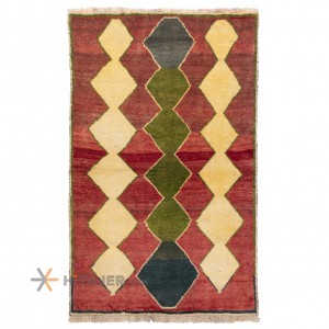 گبه دستباف قدیمی دو متری قشقایی کد 177091