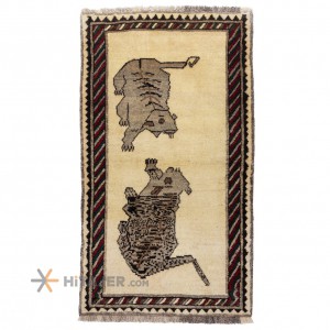 گبه دستباف قدیمی دو متری قشقایی کد 177086