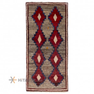 گبه دستباف دو متری قشقایی کد 177066