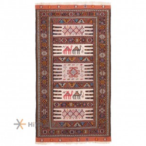 گلیم دستباف دو متری خراسان کد 176023