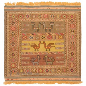 گلیم دستباف یک متری خراسان کد 176038