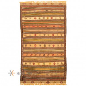 گلیم دستباف دو متری خراسان کد 176031