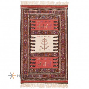 گلیم دستباف یک و نیم متری خراسان کد 176024