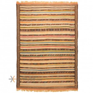 گلیم دستباف سه متری خراسان کد 176010