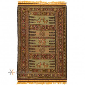 گلیم دستباف دو متری خراسان کد 176016