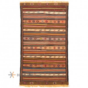 گلیم دستباف دو متری خراسان کد 176019