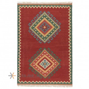 گلیم دستباف یک و نیم متری فارس کد 171036