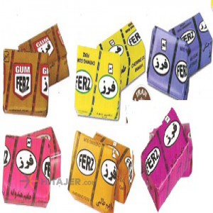 Ferz Six piece black cherry gum