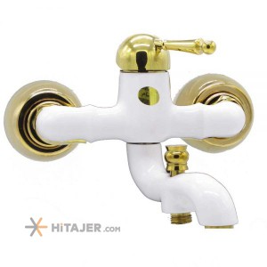 Zarsham Golden and white Amathis shower faucet