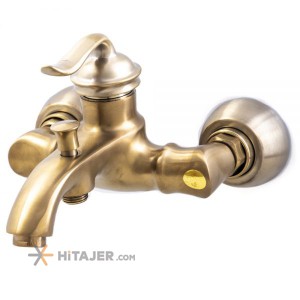 Zarsham matte gold bamboo bathroom faucet