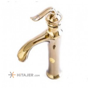 Zarsham gold bamboo basin faucet