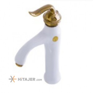 Zarsham gold white bamboo basin faucet