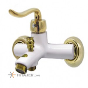 Zarsham golden and white Mini Tenso shower faucet