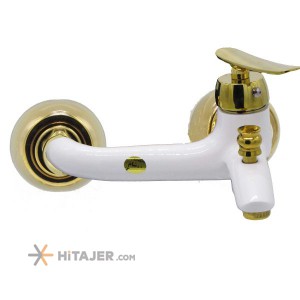 Zarsham gold white archer bathroom faucet