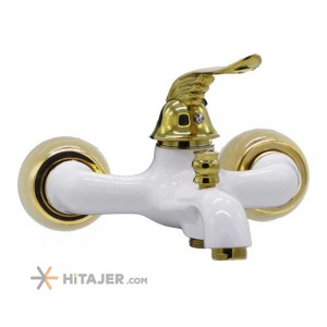 Zarsham gold white sorena bathroom faucet