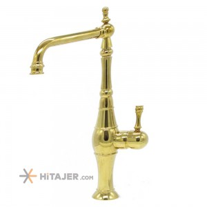 Zarsham shiny gold delsa tak kitchen faucet