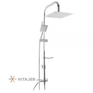Zarsham chrome square universet bathroom shower