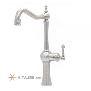 Zarsham Tak Dorsa matte chrome kitchen faucet