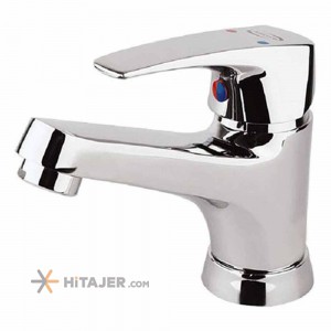 Shouder fixed Echo chrome basin faucet