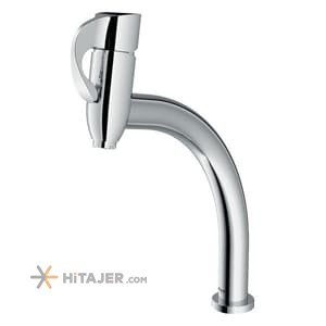 Shouder chrome danteh tall base basin faucet
