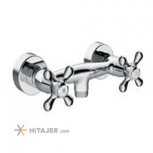 Shouder chrome plus baroque toilet faucet