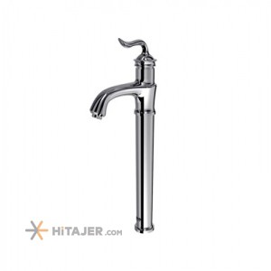 shouder chrome loka tall base basin faucet