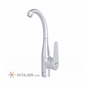 Shouder Zedra matte Chrome lyon basin faucet