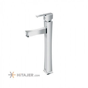 Shouder long base matte chrome Impro basin faucet
