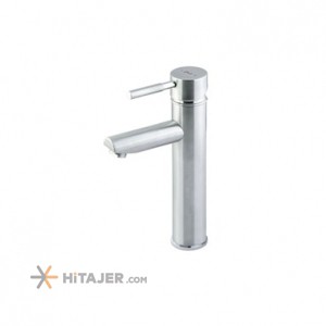 Shouder matte chrome plus monaco tall base basin faucet