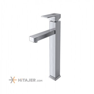 Shouder long base matte chrome European basin faucet