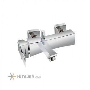 Shouder matte Chrome Impro shower faucet