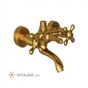 Shouder Baroque Plus gold shower faucet