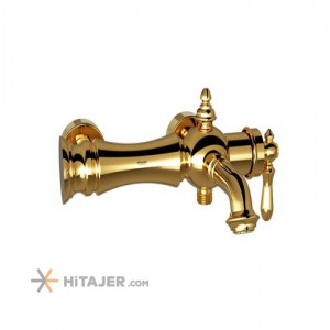 Shouder gold bizans bathroom faucet