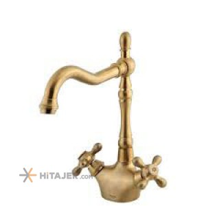 Shouder Baroque Plus gold matte kitchen faucet