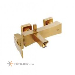Shouder matte gold improve bathroom faucet