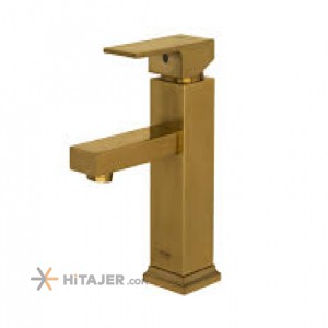 Shouder fixed matte gold improve basin faucet