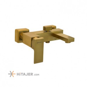 Shouder matte gold europe bathroom faucet