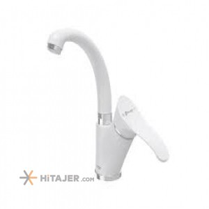 Shouder zedra chrome white lord basin faucet