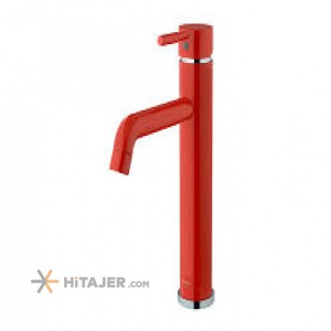 Shouder red marino tall base basin faucet
